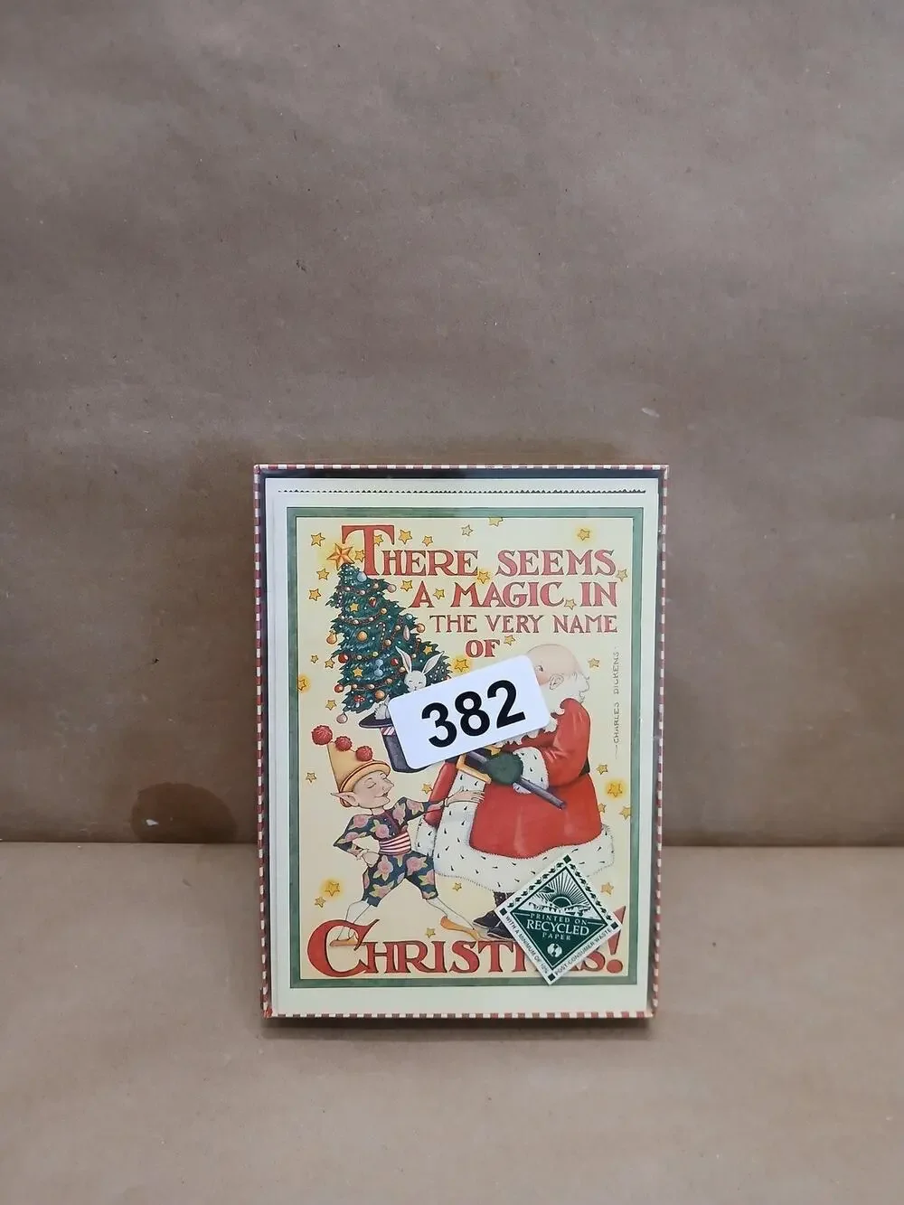 Vintage Mary Engelbreit Christmas Cards Boxed Set 16 Holiday Santa Elf Tree USA